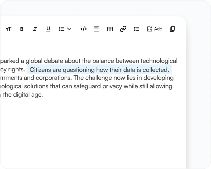 Drafts from your structure